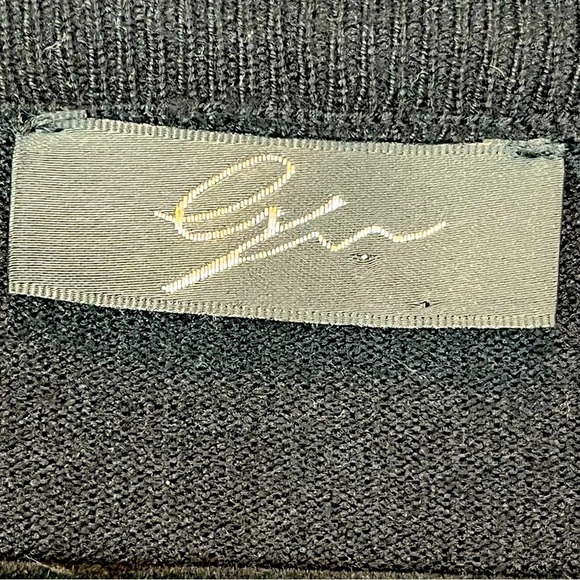 Gnu Black Cardigan Button Up Large - Picture 4 of 13